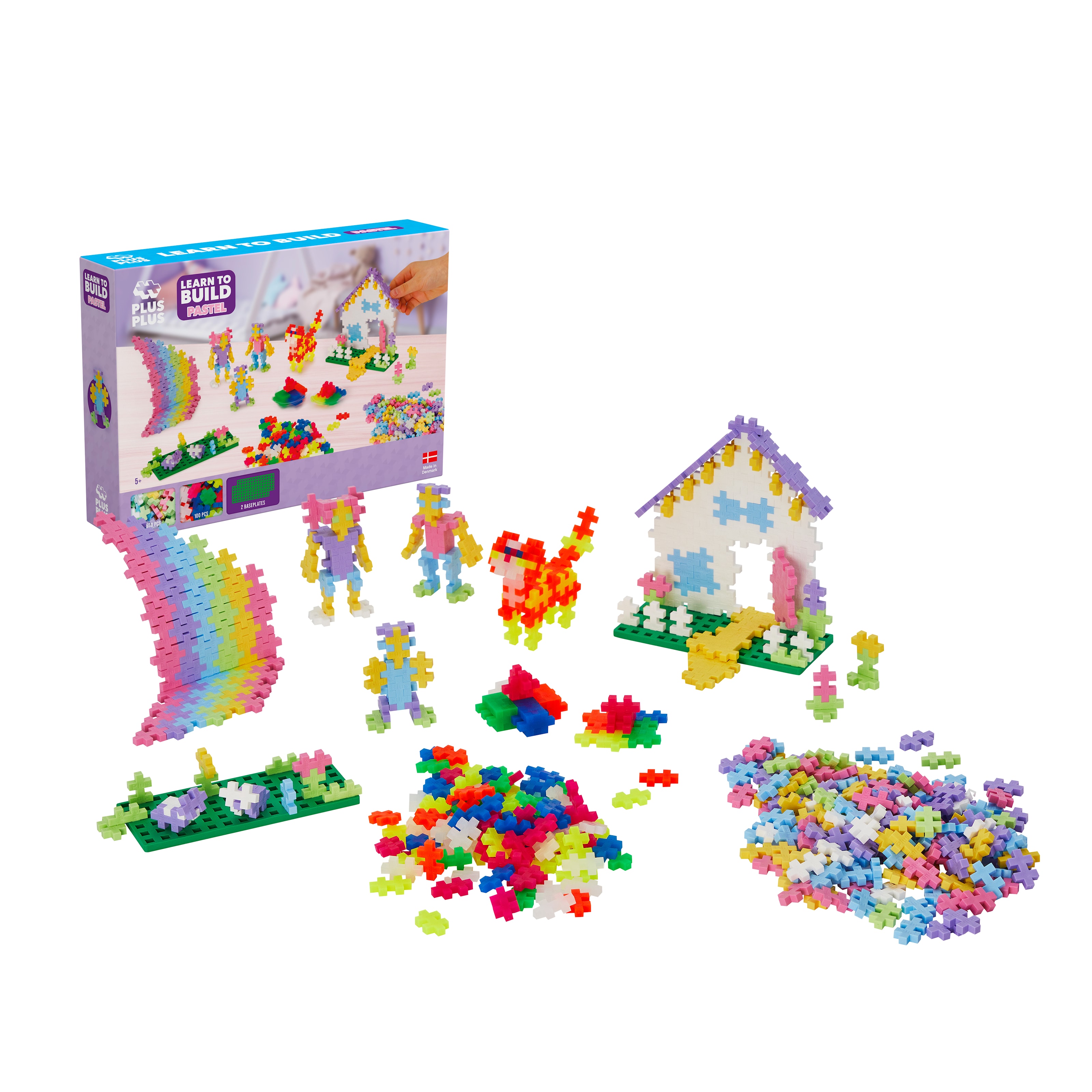 600-Piece Plus-Plus® Pastel Learn To Build