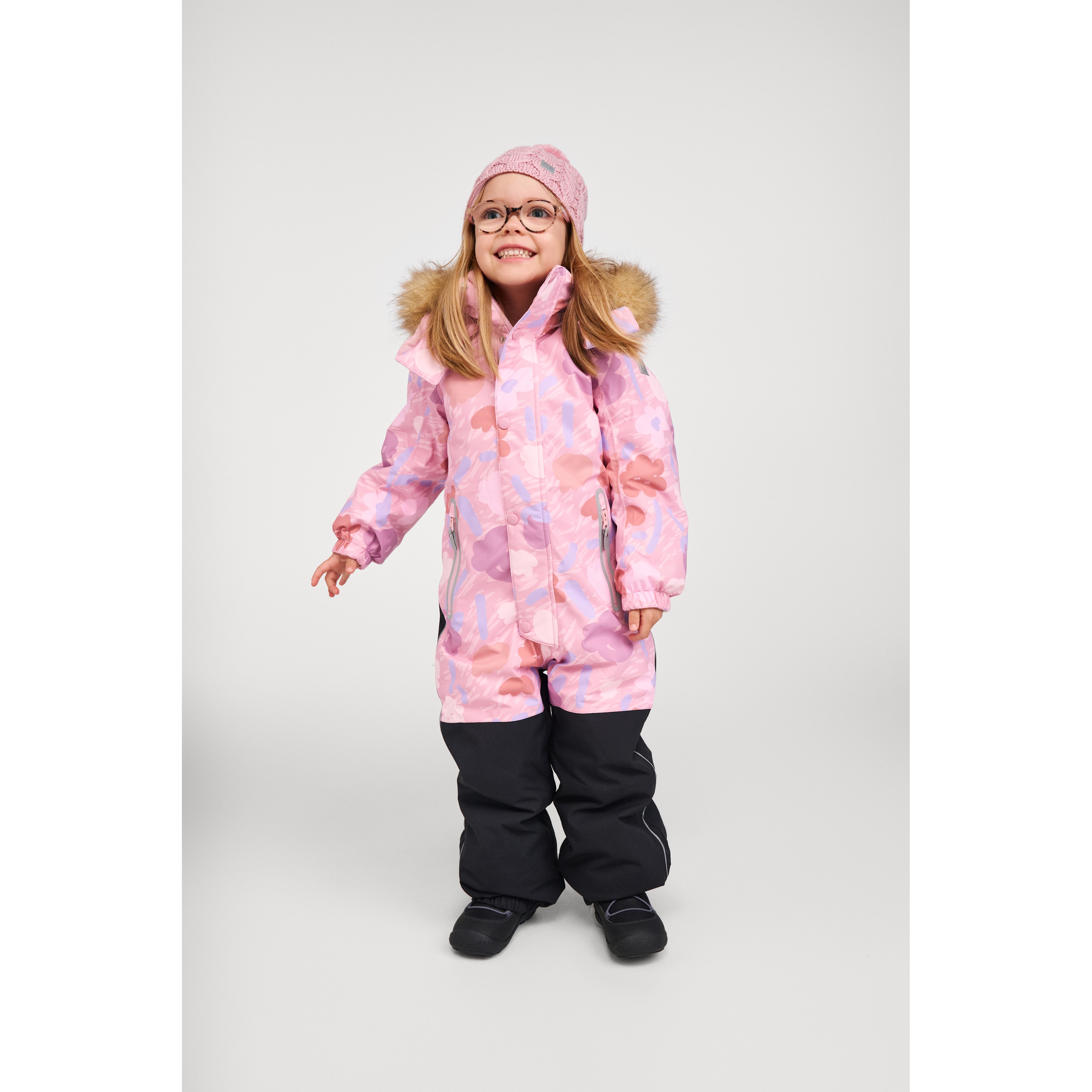 Kipina ReimaTec Vinterdress Grey Pink