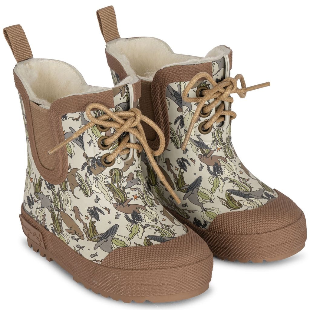 Lined Printed Rain Boots Le Grand Bleu