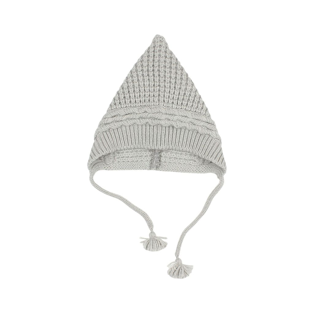 Knitted Baby Hat Gray