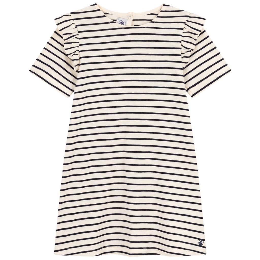 Striped Dress Cream