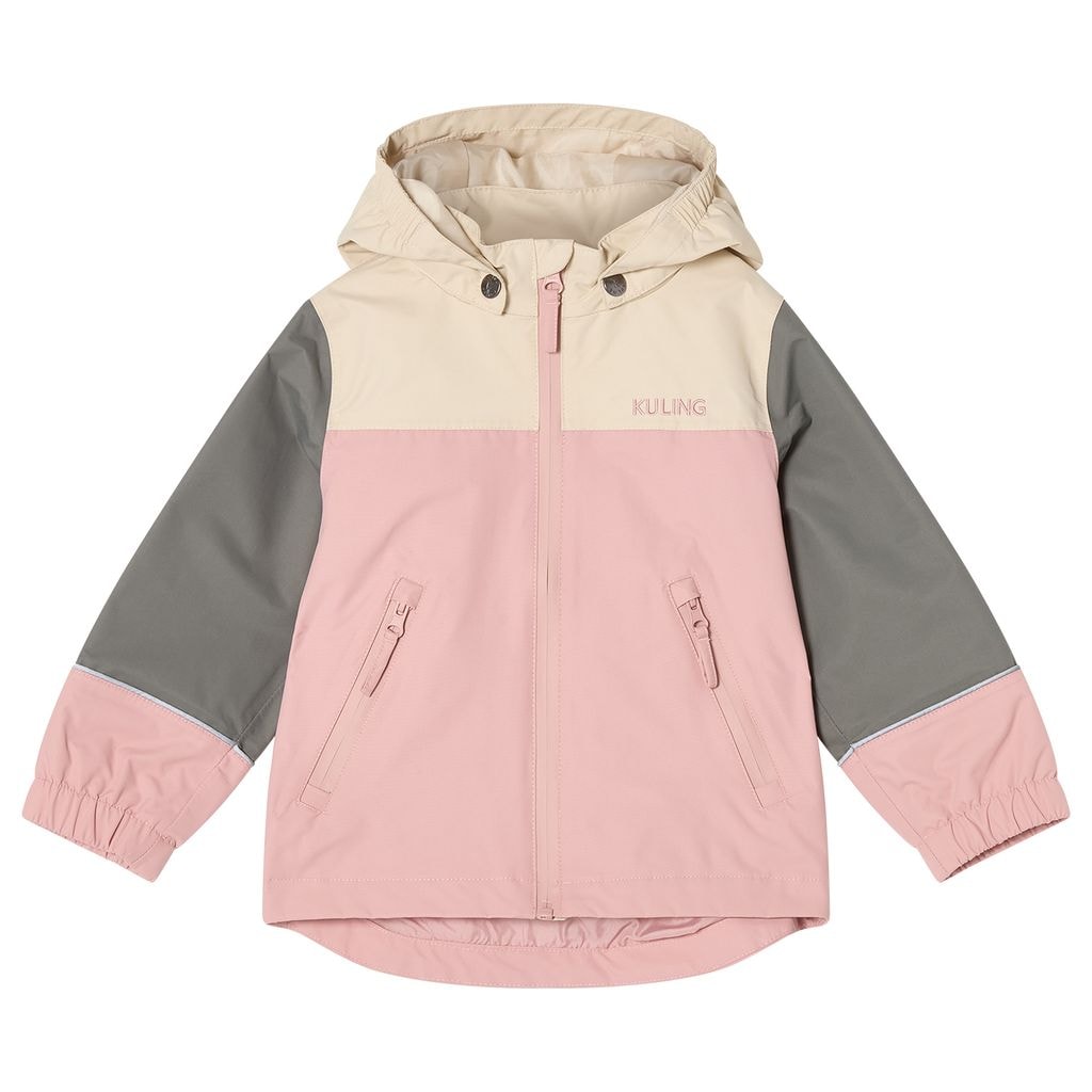 Lillehammer Kontrastfarvet Skaljakke Green/Woody Rose