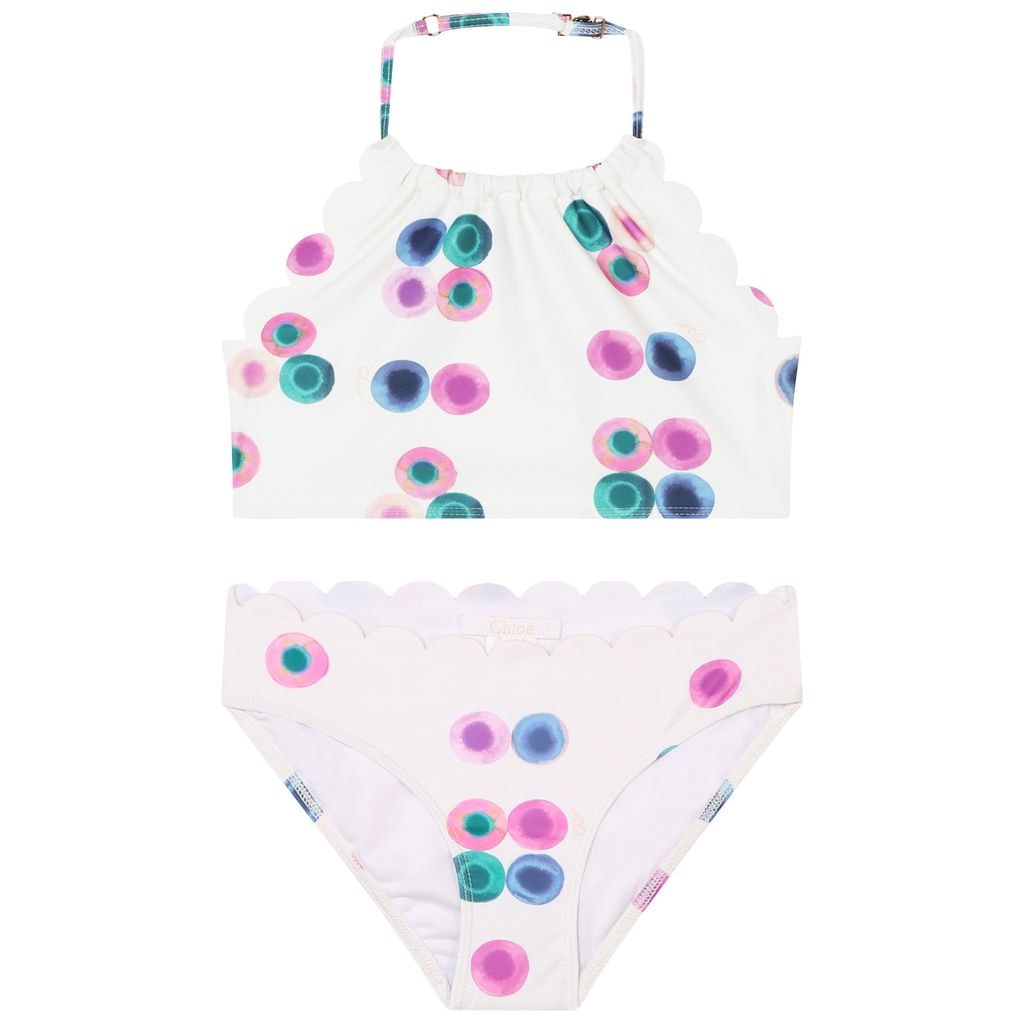 Printed Bikini White