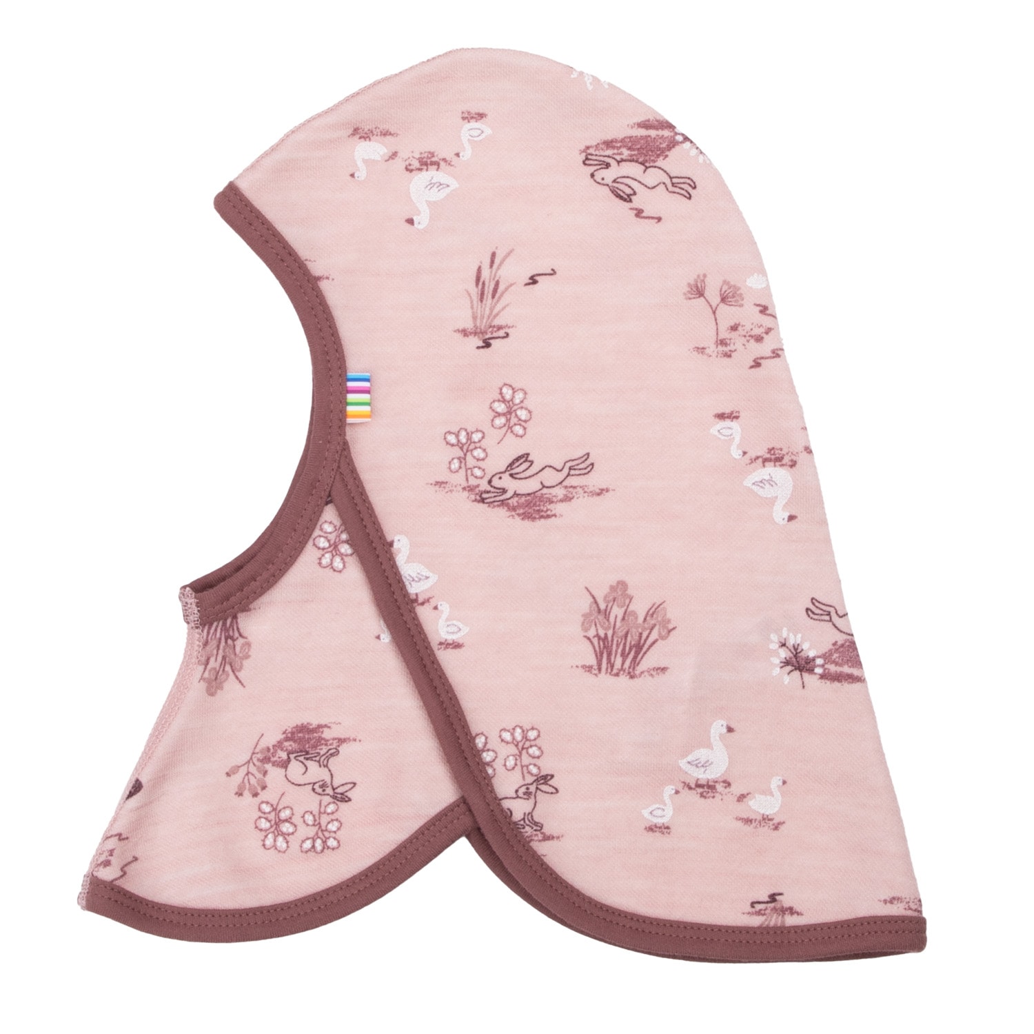 Yksikerroksinen Villainen Balaclava Light Pink