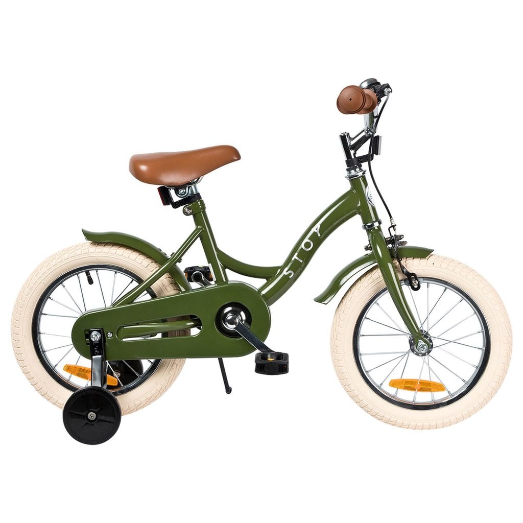 14-Zoll-Vintage-Fahrrad, Armeegrün