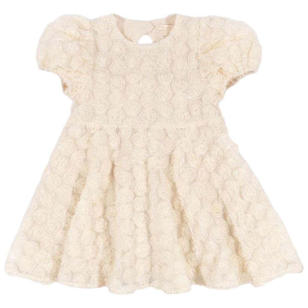Ally Klänning I Tyll Antique White