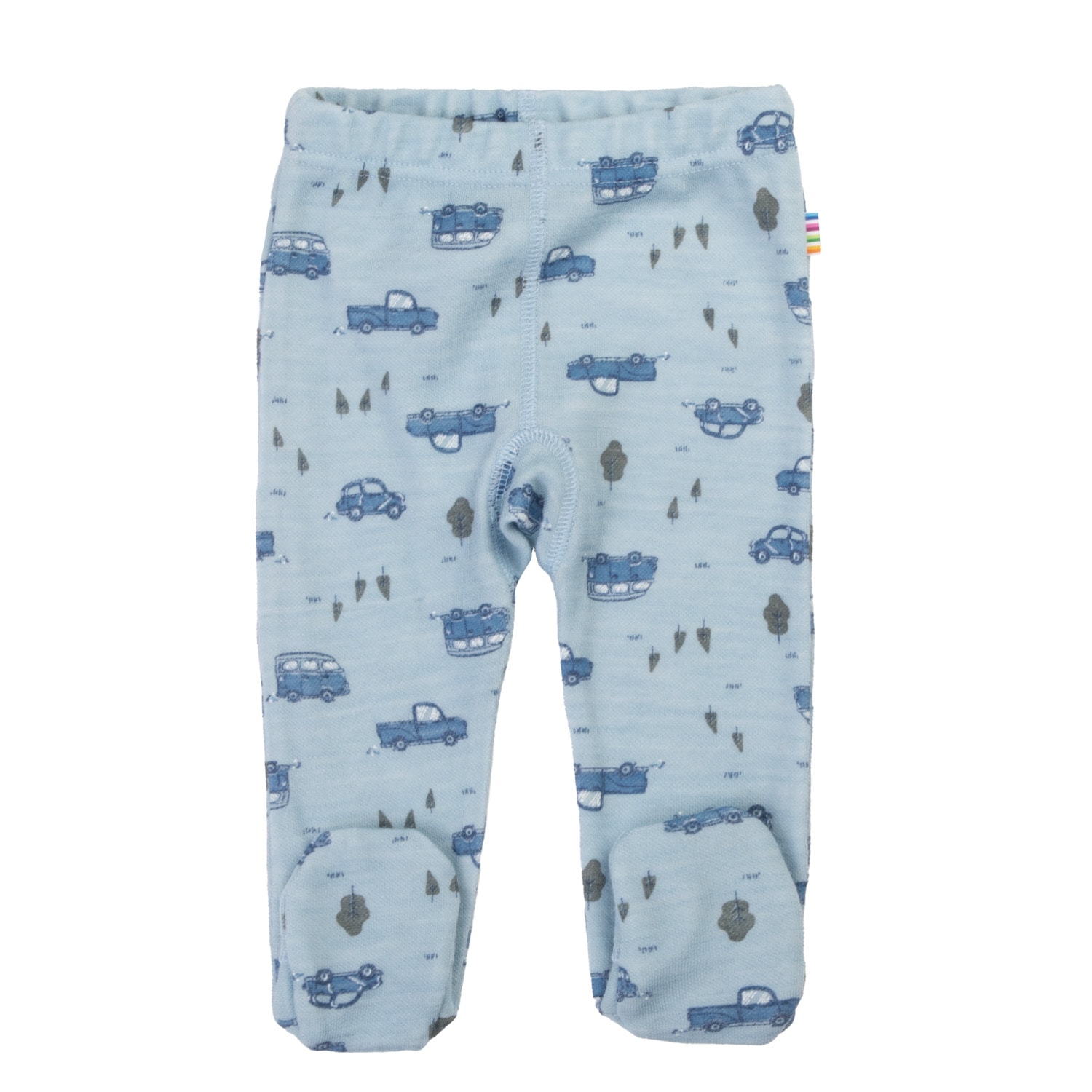 Leggings I Ull Med Fotdel Blue