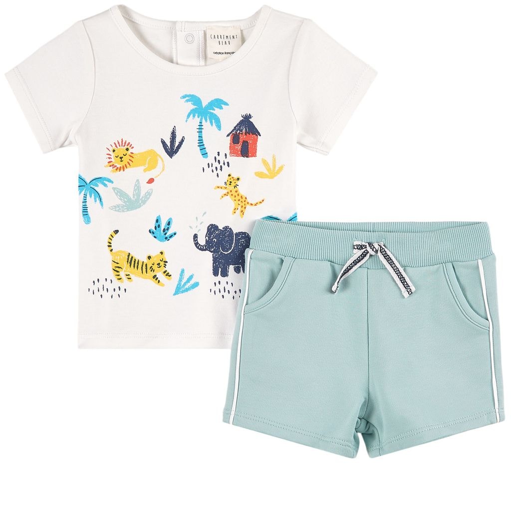 Savannah T-shirt And Shorts Set Green
