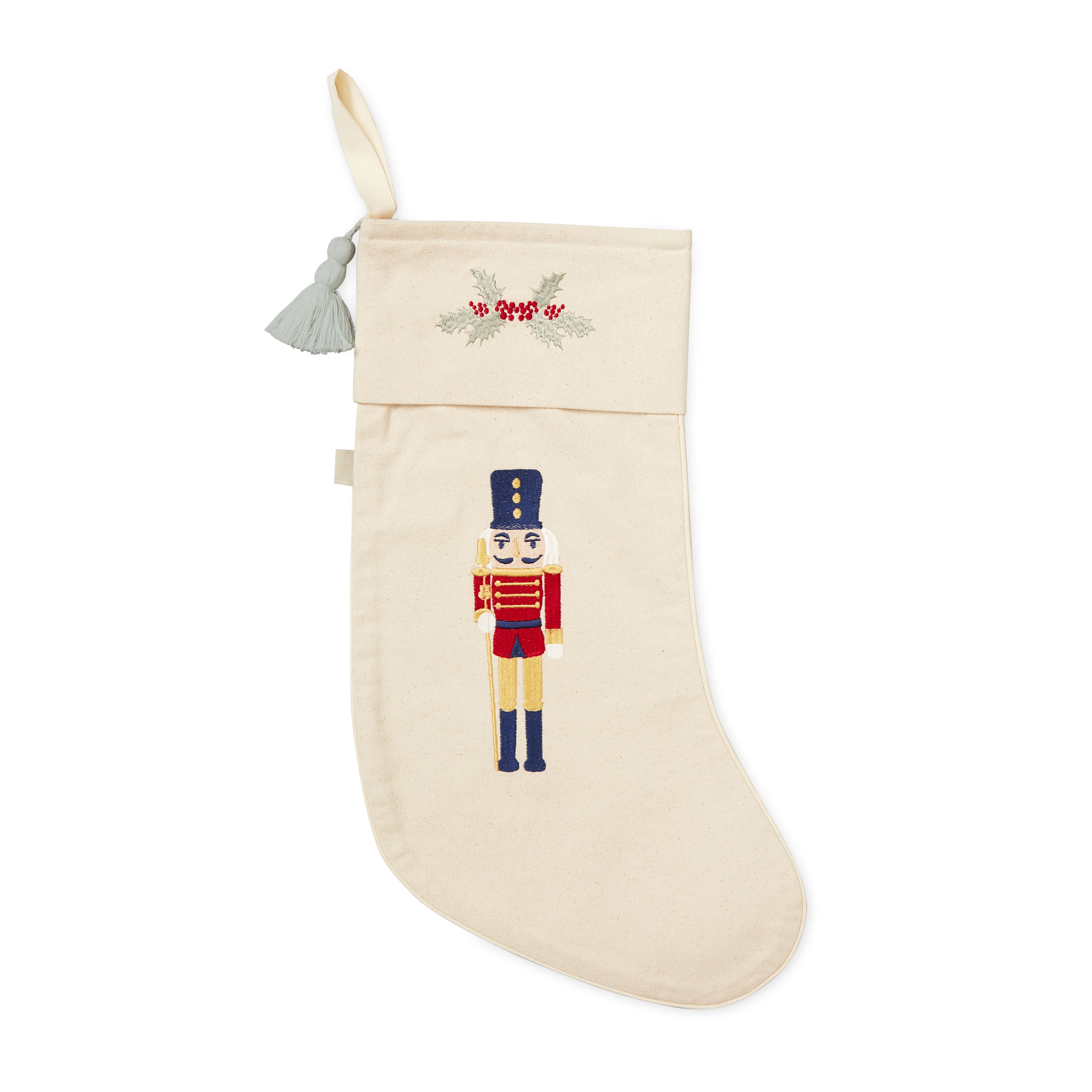 GOTS Christmas Stocking Nutcracker 