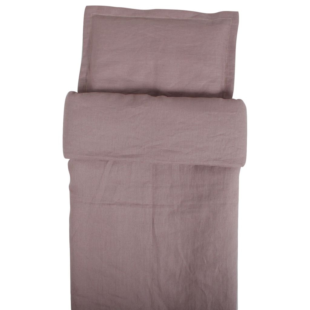 Sengesett Sengetøy Barnevogn/Vugge Dusty Pink