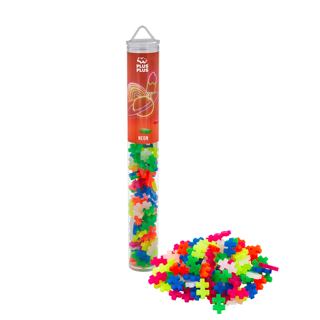 Plus-Plus Mix Neon / 100 pcs Tube