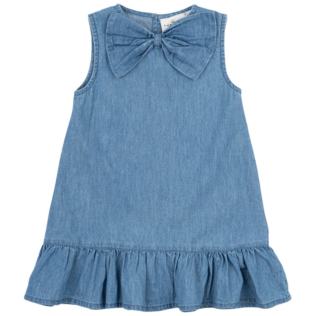 Nala Klänning Light Blue Denim