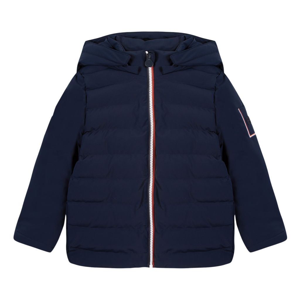 Polyester Puffer Jacket Navy