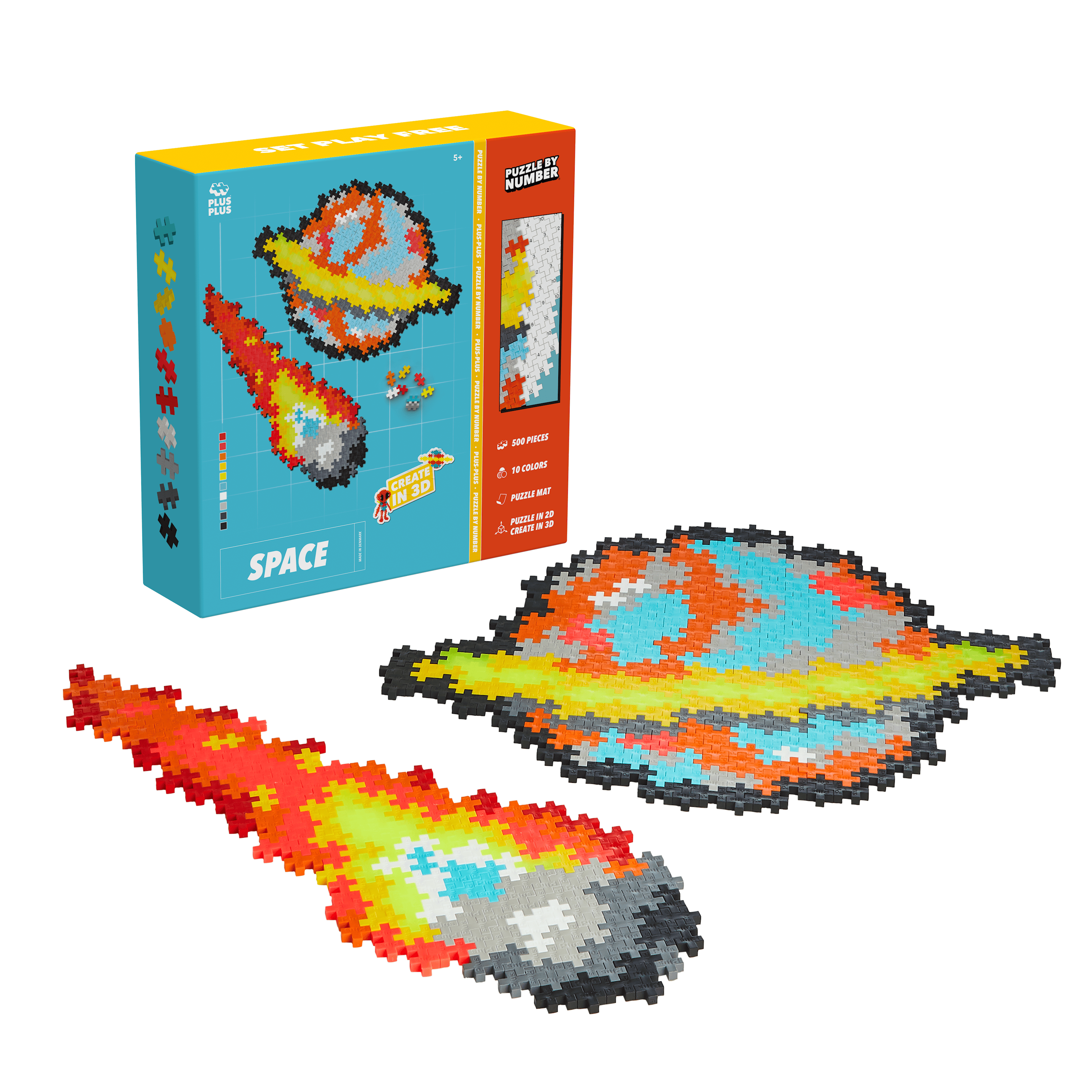 Puzzle By Number Space Byggset