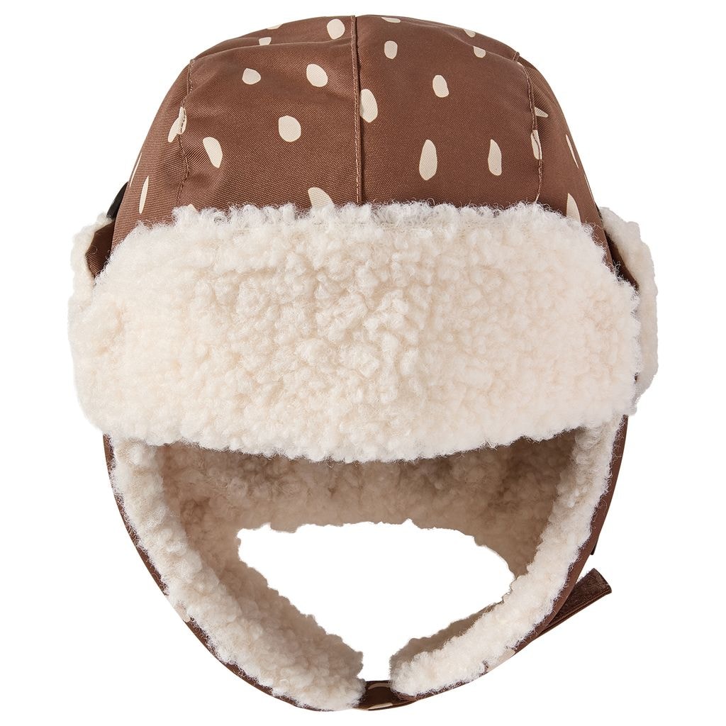 Levi Dotted Trapper Hat Brown
