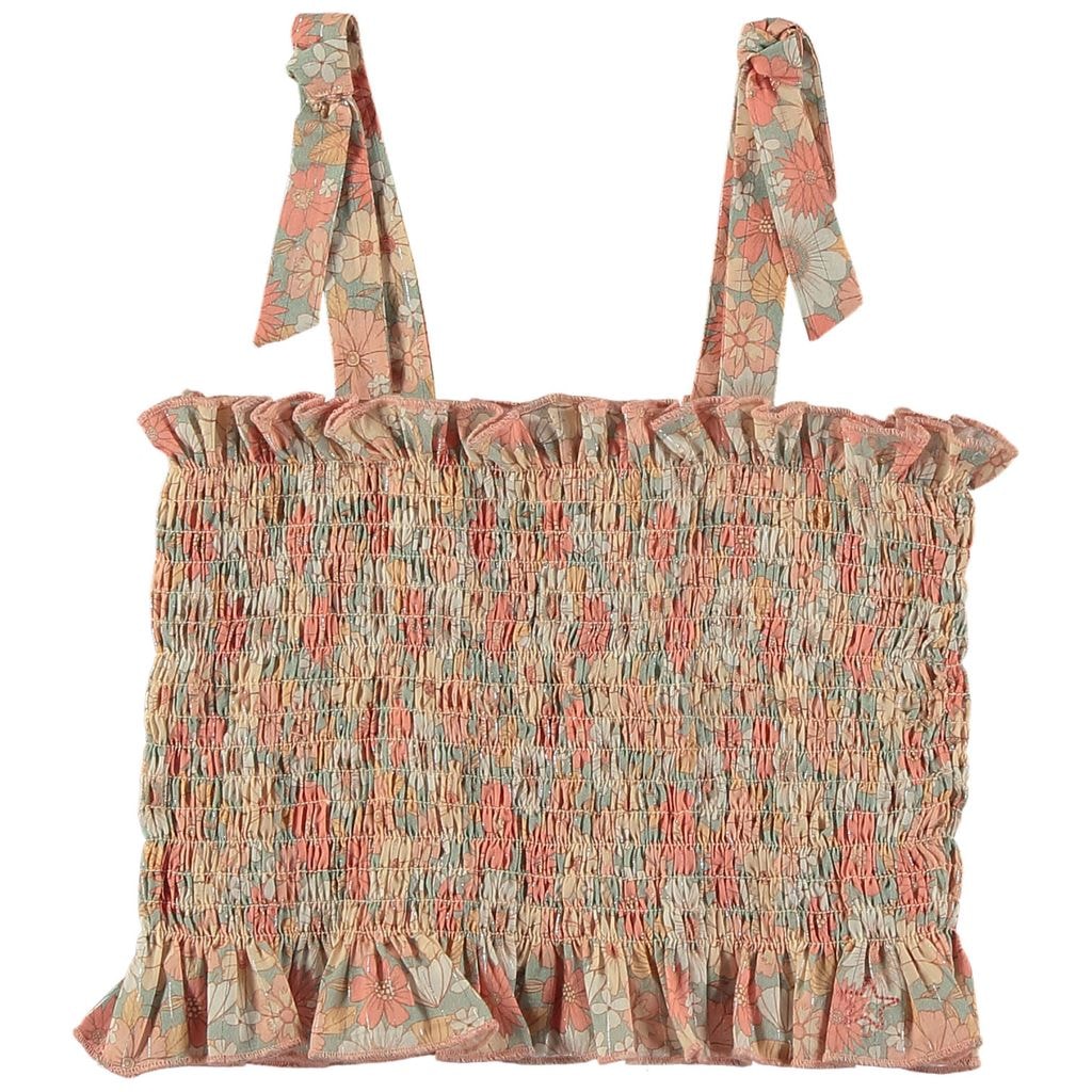 Floral Crop Top Pink