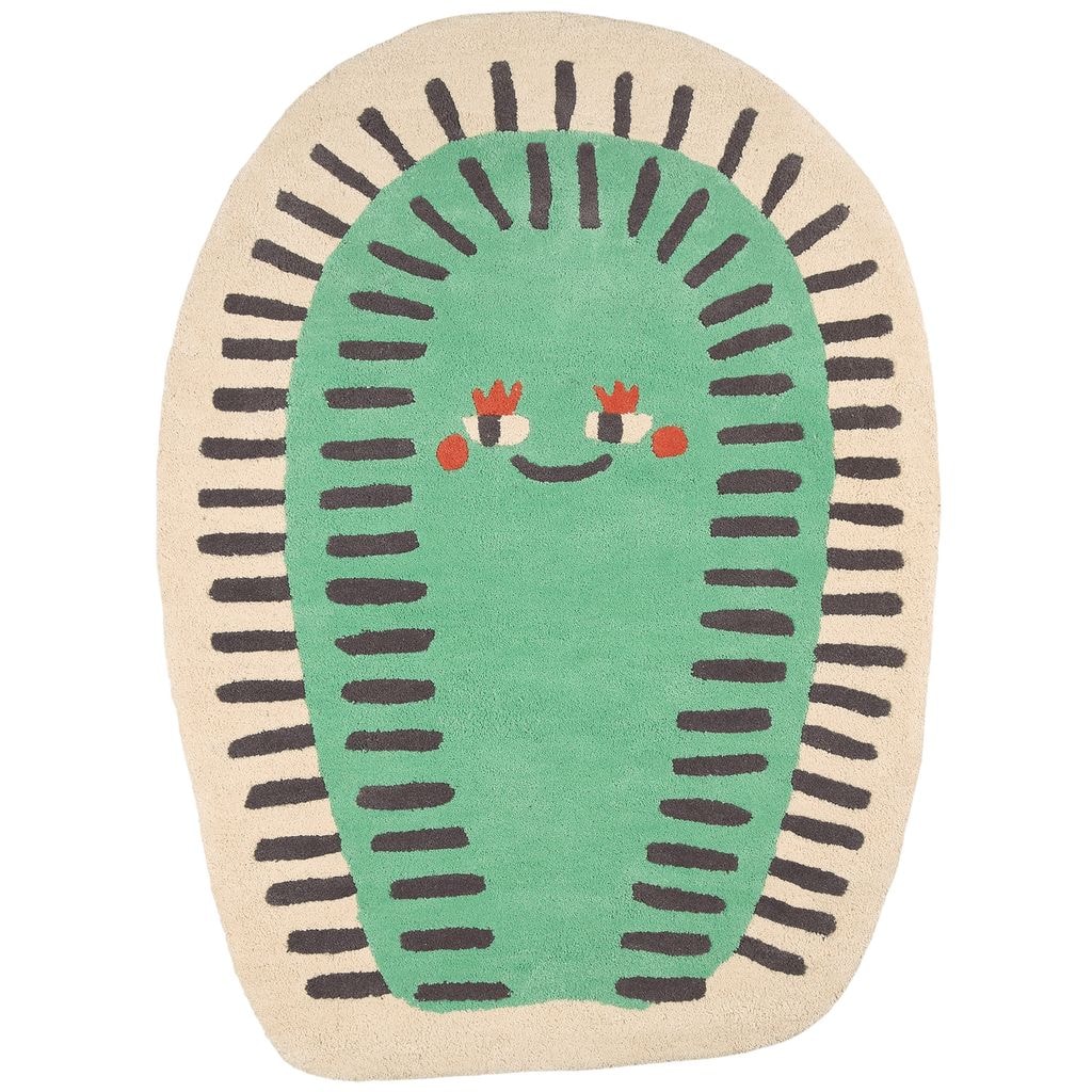 Happy Cactus Tæppe Grønt