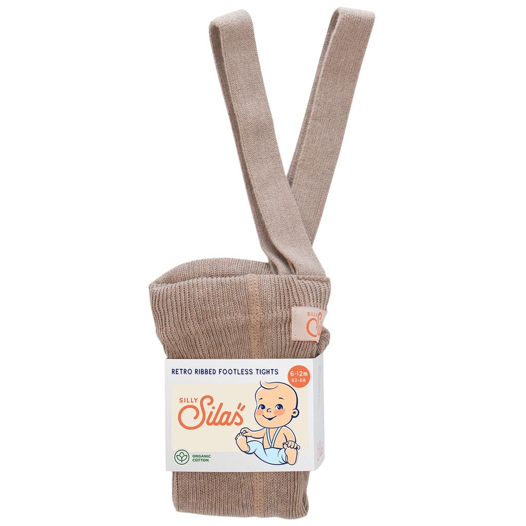 GOTS Footless tights Peanut Blend