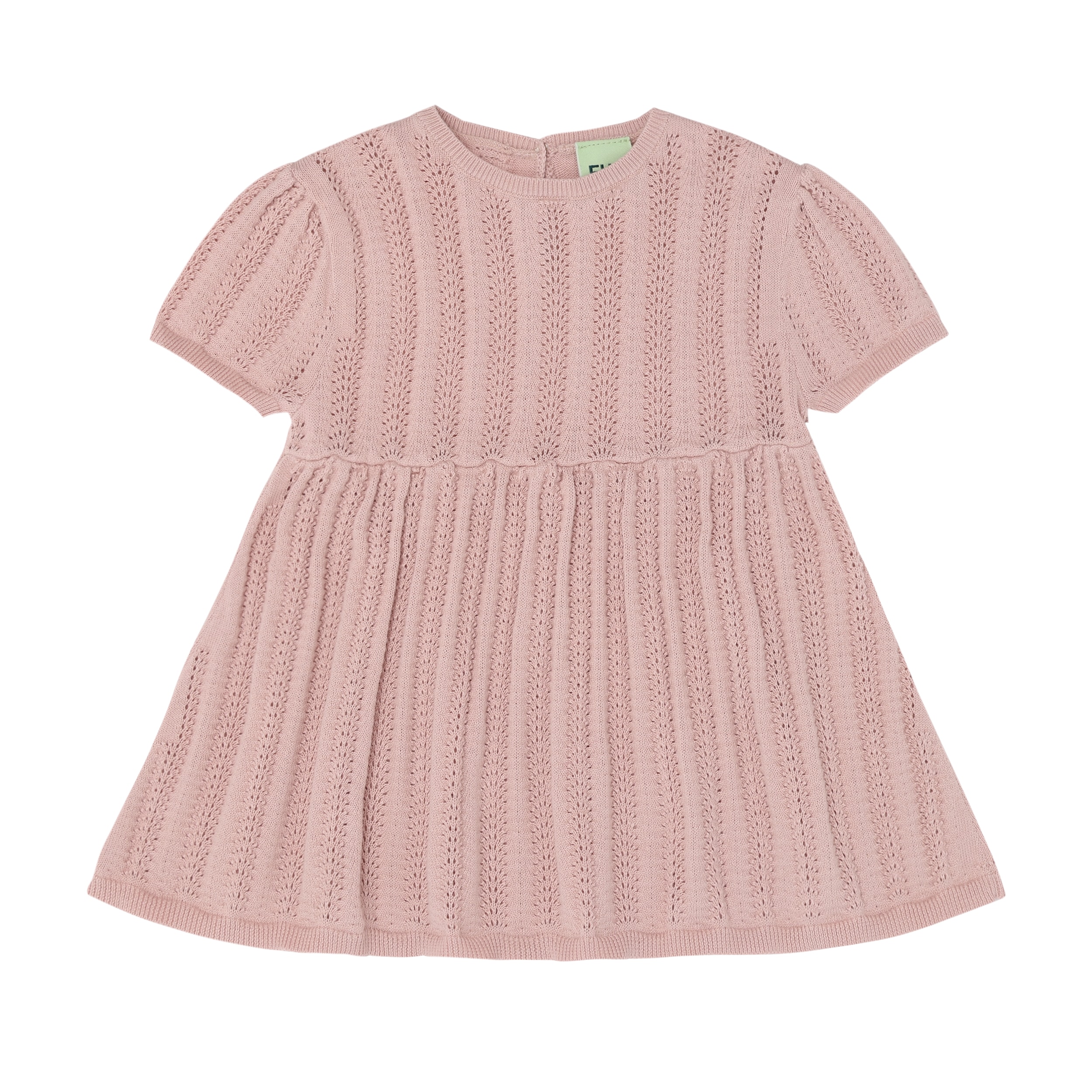 Baby Dress Short-sleeved Pale Rose 