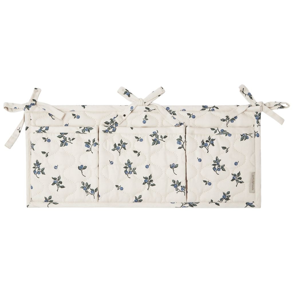 サテン・キルト・ベッドポケット Blueberry 