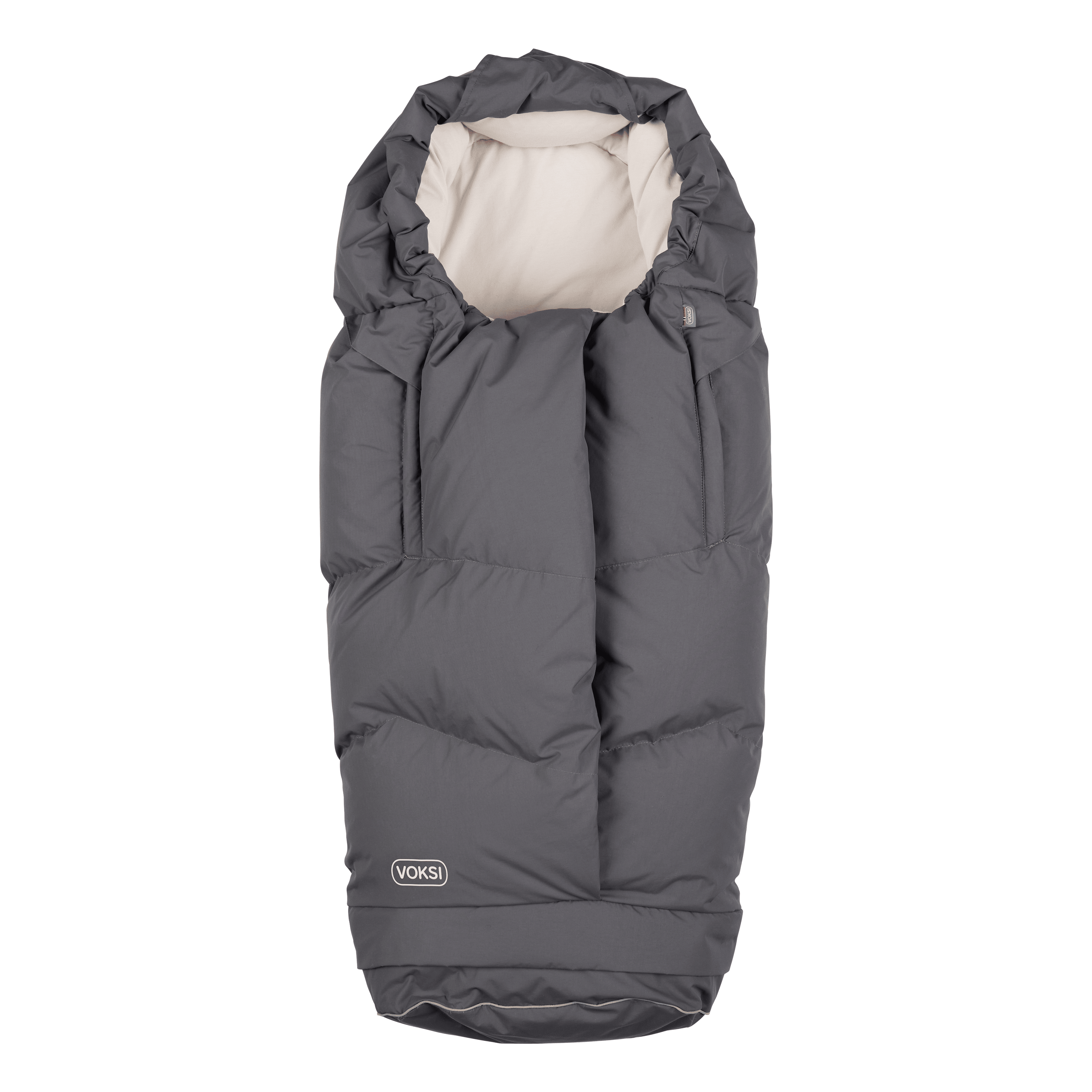 Voksi® City North Sleeping Bag Grey Cream 