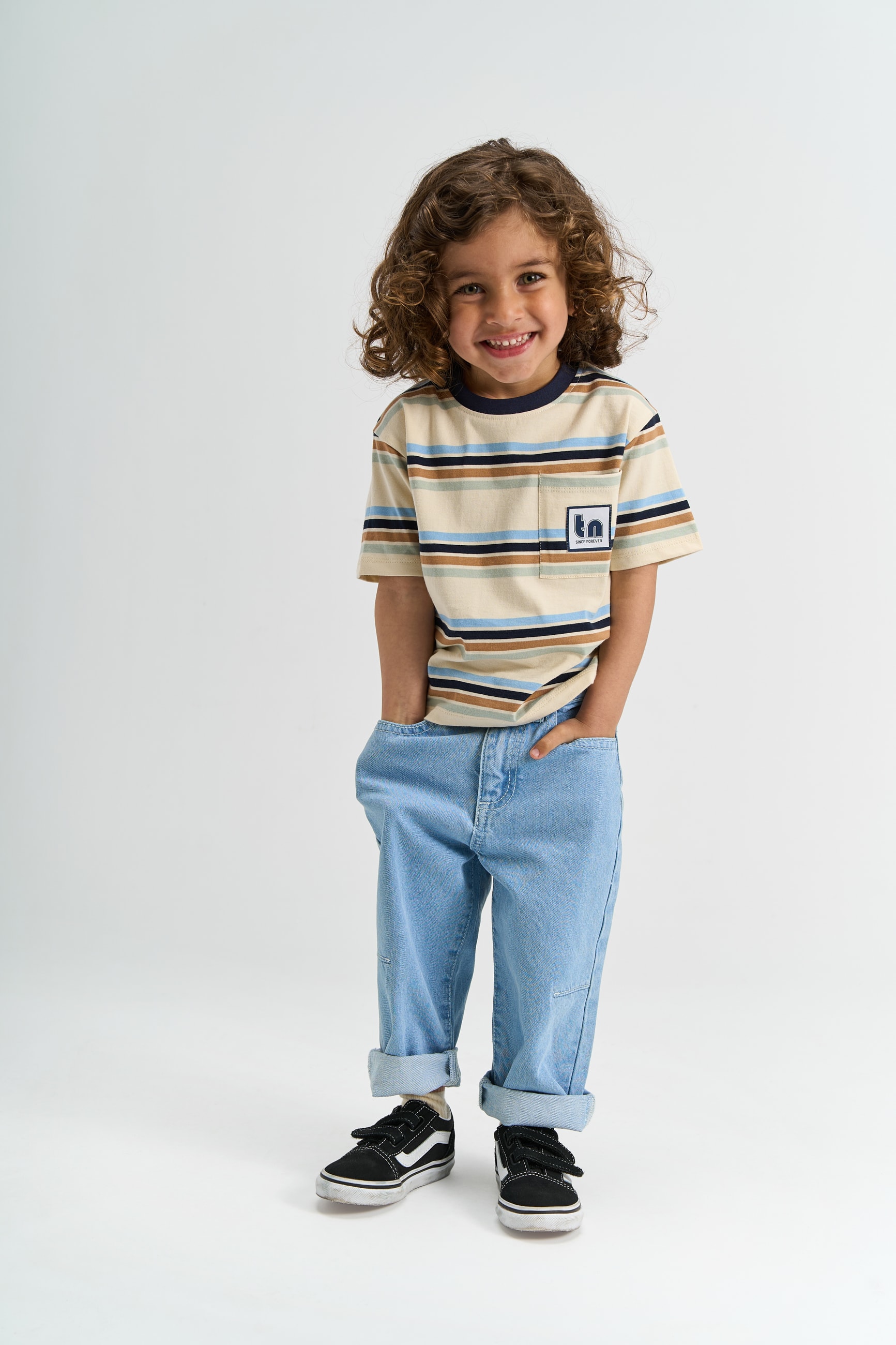 Silvio Barrel Fit Jeans Light Blue Denim