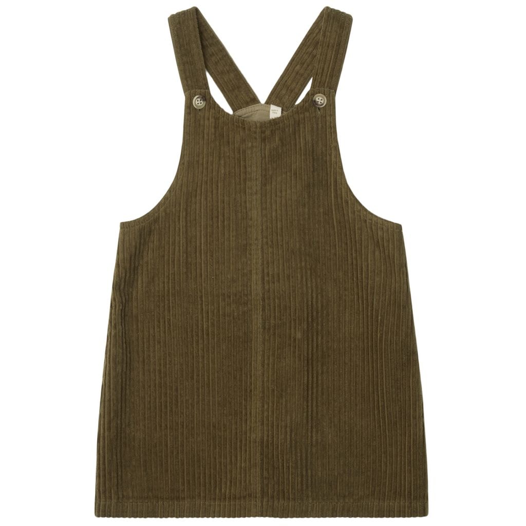 Corduroy Dress Olive