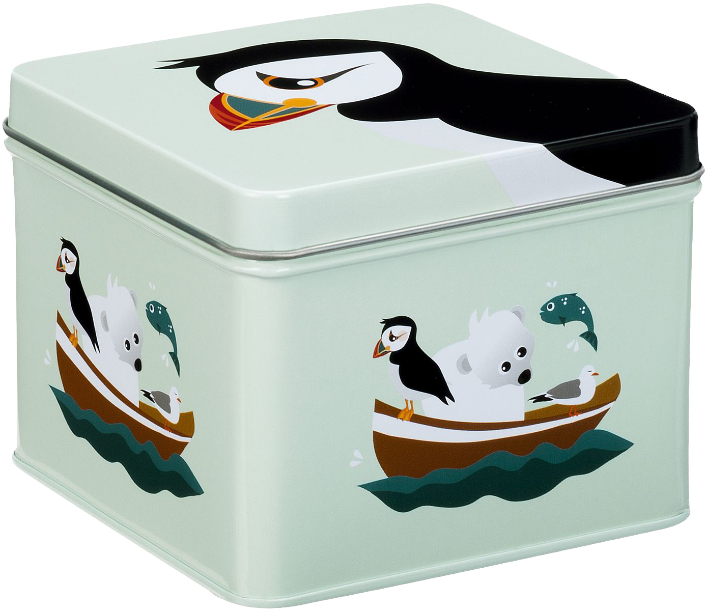 Liten Plåtlåda Puffin
