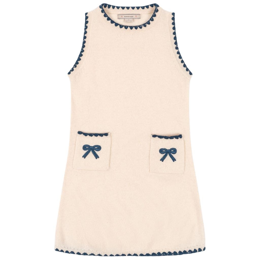 Collette Strikket kjole Off White