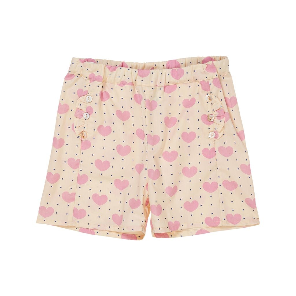 Heart & Dots Shorts Heart Aop