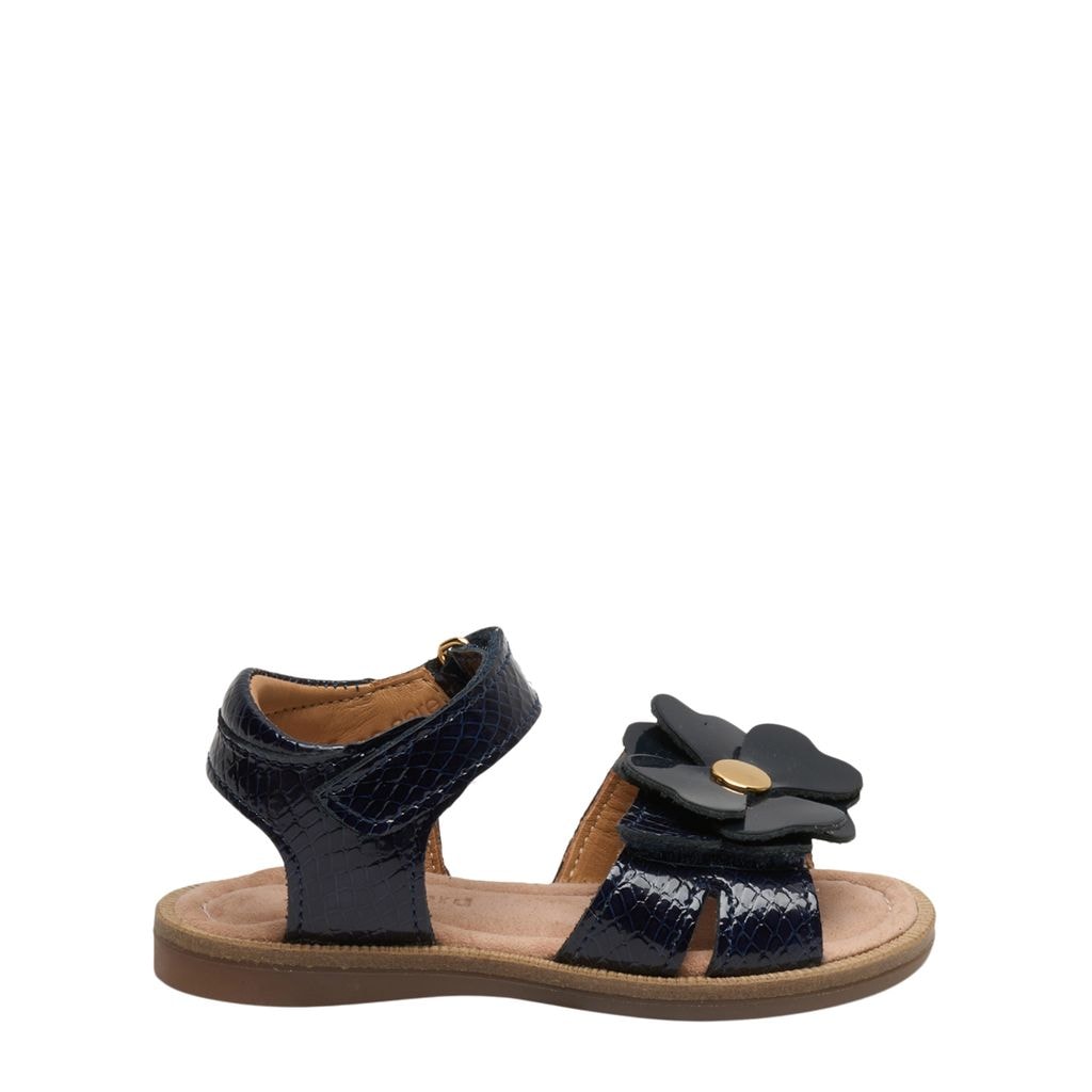 Barbara O Sandaletter Blue Croco