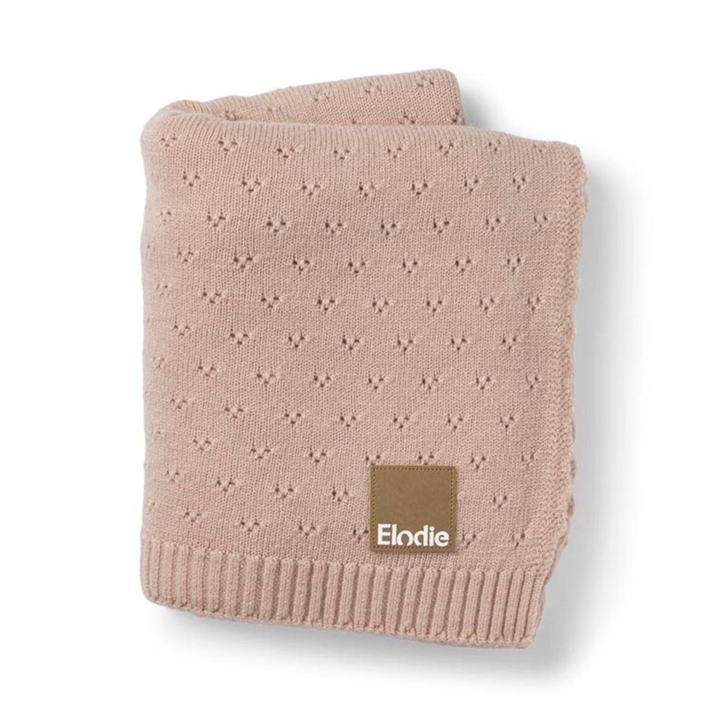 Pointelle Blanket Blushing Pink