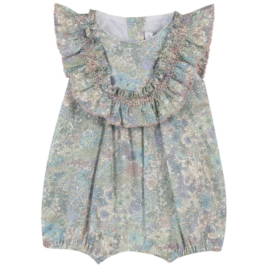 Floral Romper Blue