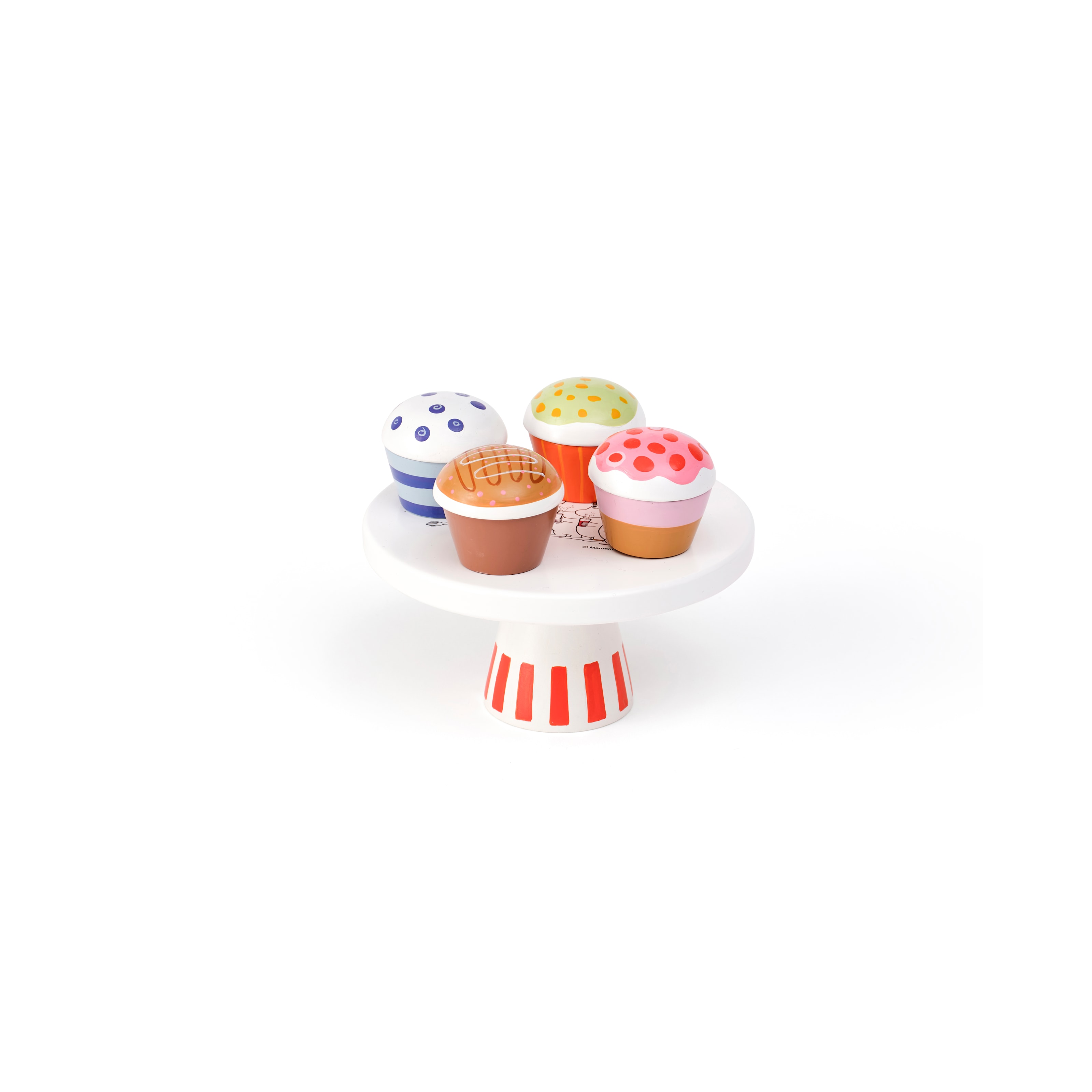 Moomin Cupcakes Cake Stand Multi 