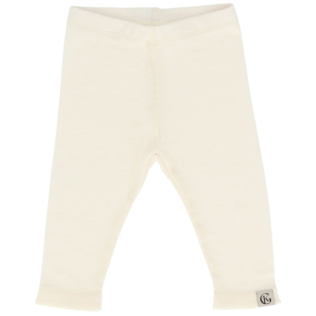 Vakke Wolle Babypant Warm Weiß