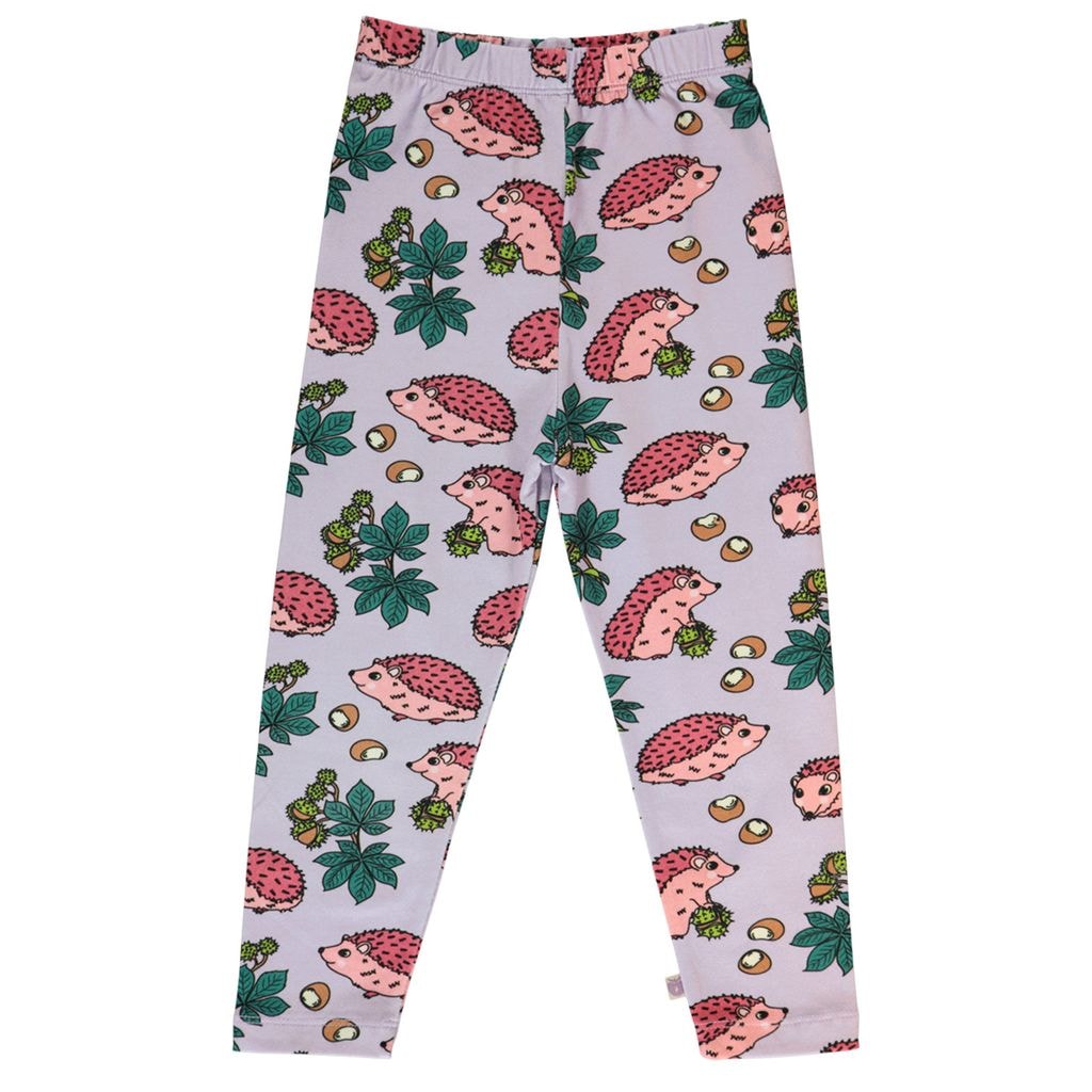 Leggings with hedgehogs  Orchid Petal