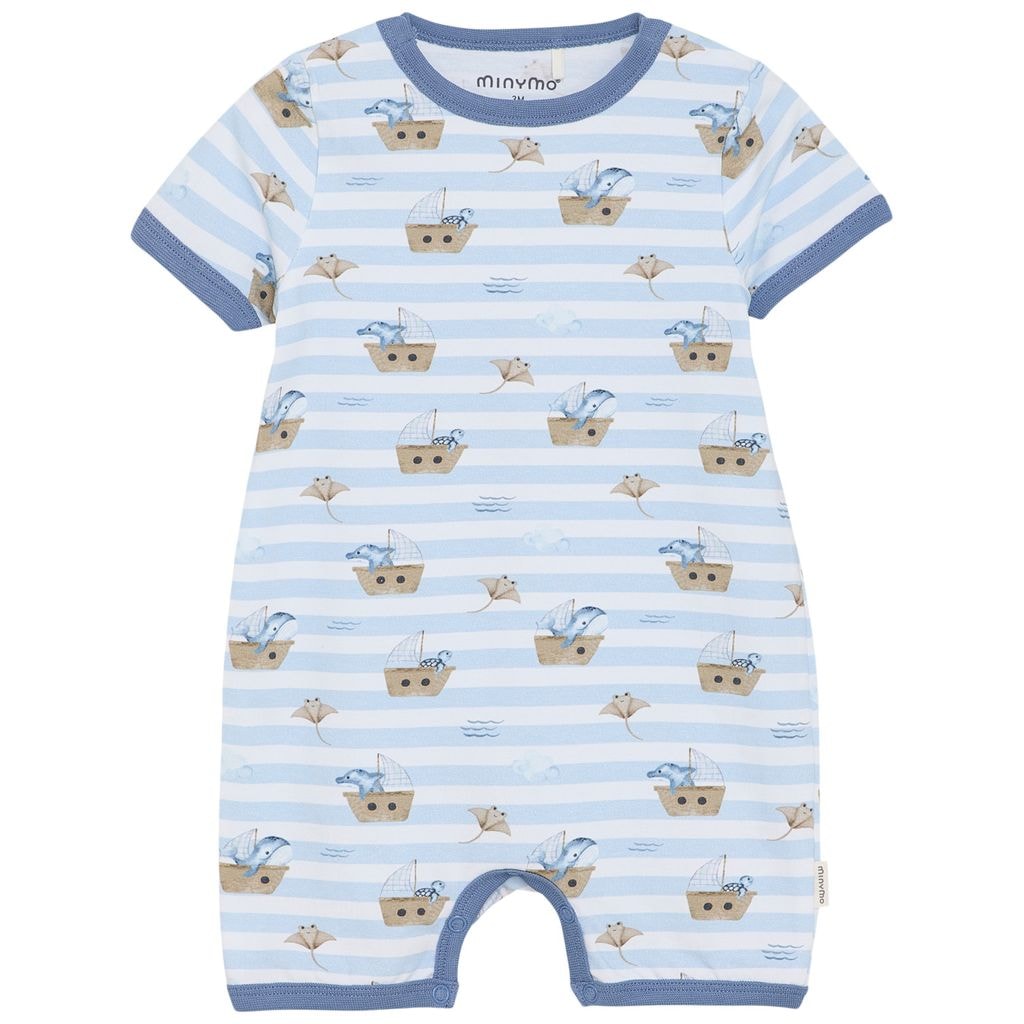 GOTS Playsuit Aop Skyway