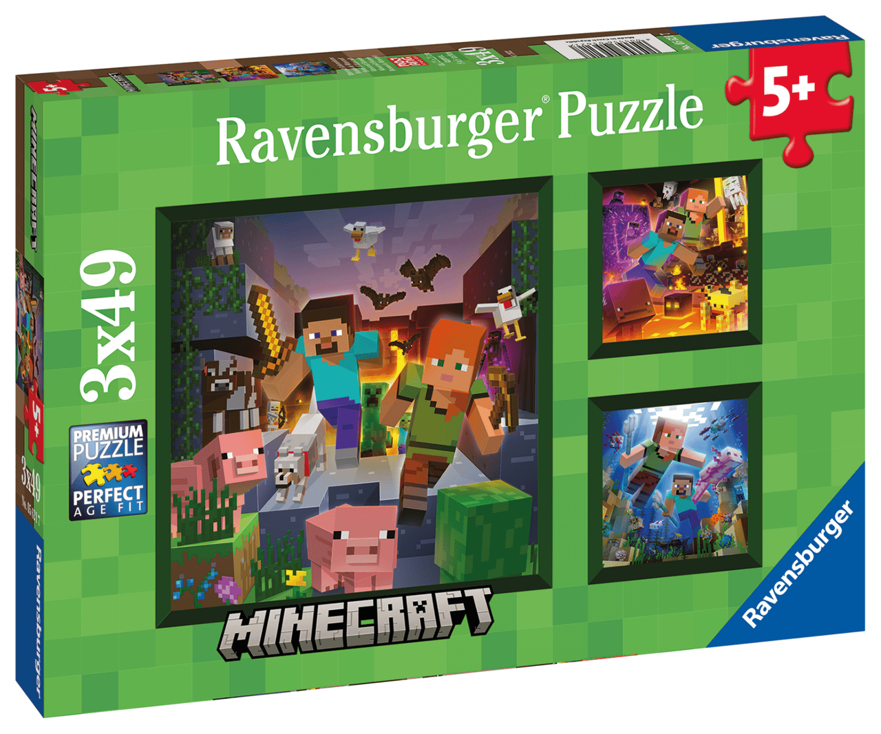 Ravensburger Biomes Minecraft - Puzzle Mix 