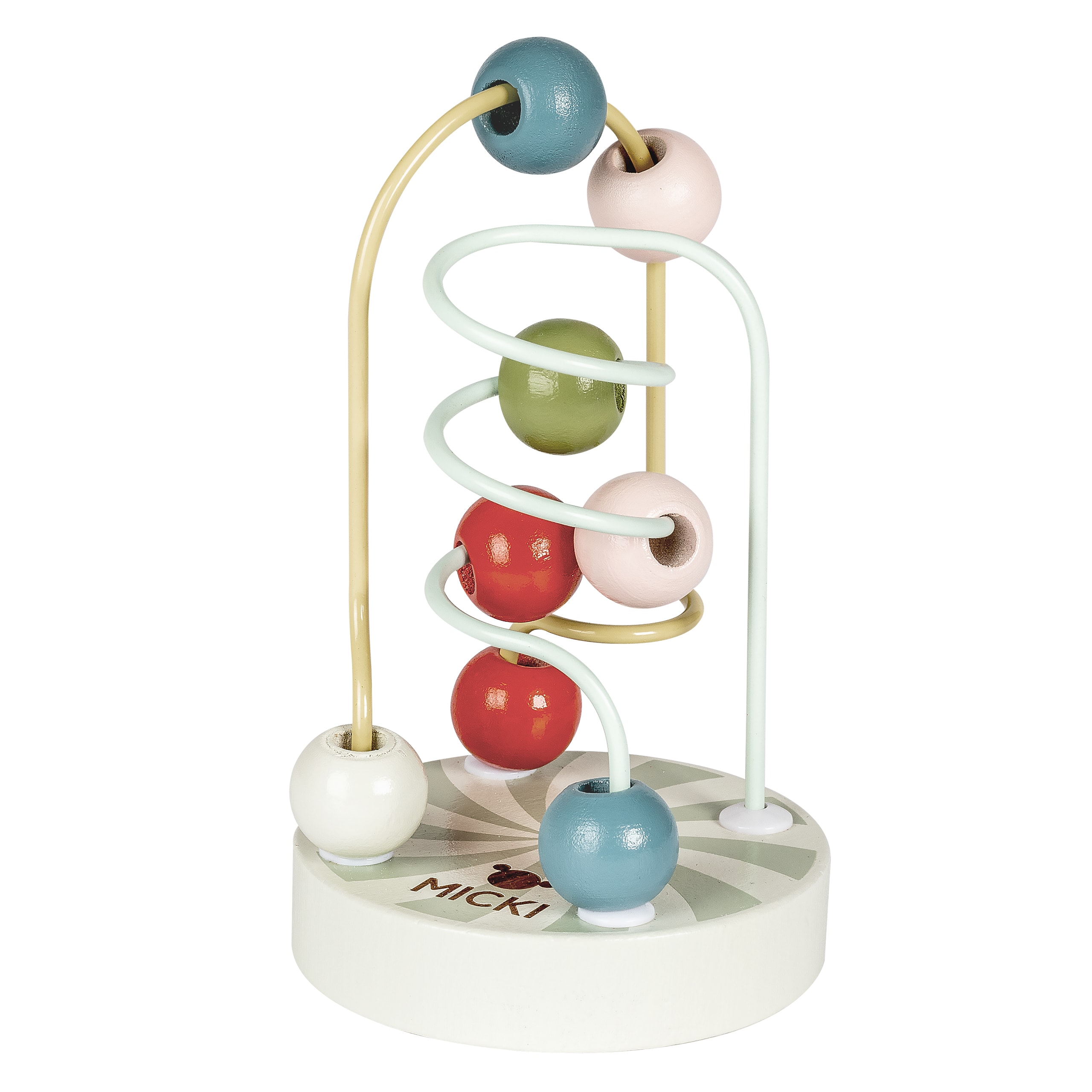 Spiral Ball Track Multicolor