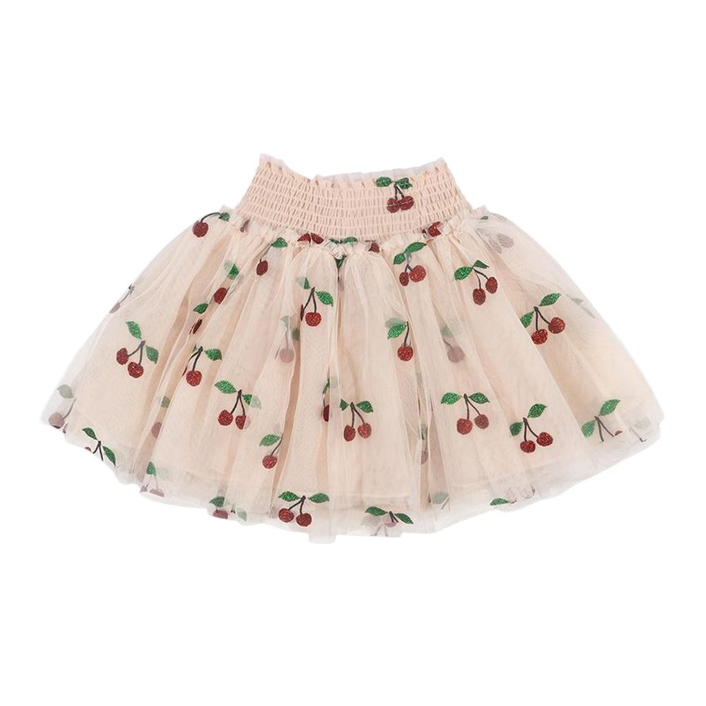Tullie Smock Kjol I Tyll Ma Grande Cerise Glitter