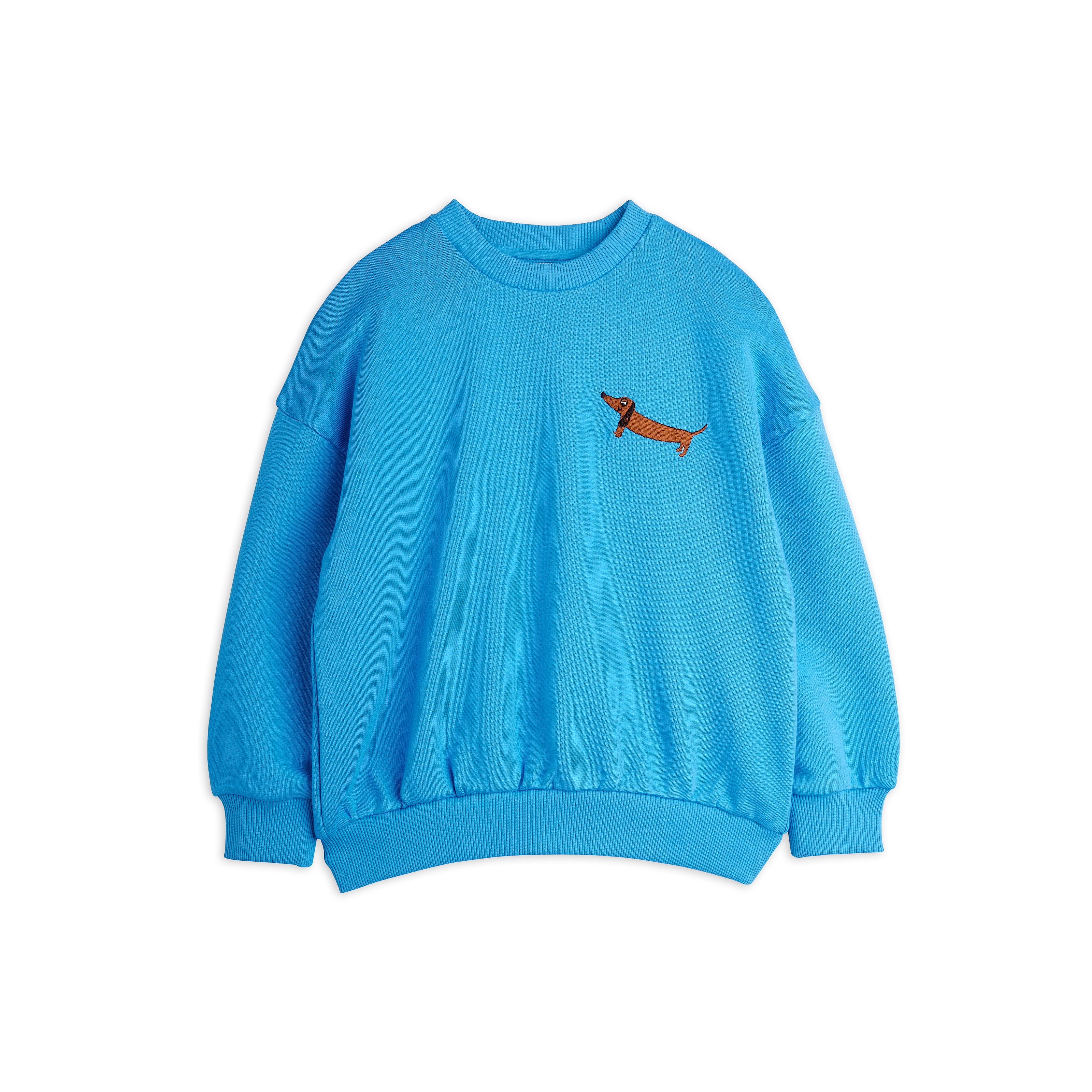 Dog Emb Sweatshirt Blue