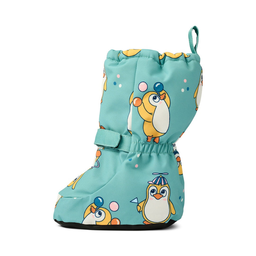 Baby Booties With Penguins Jade