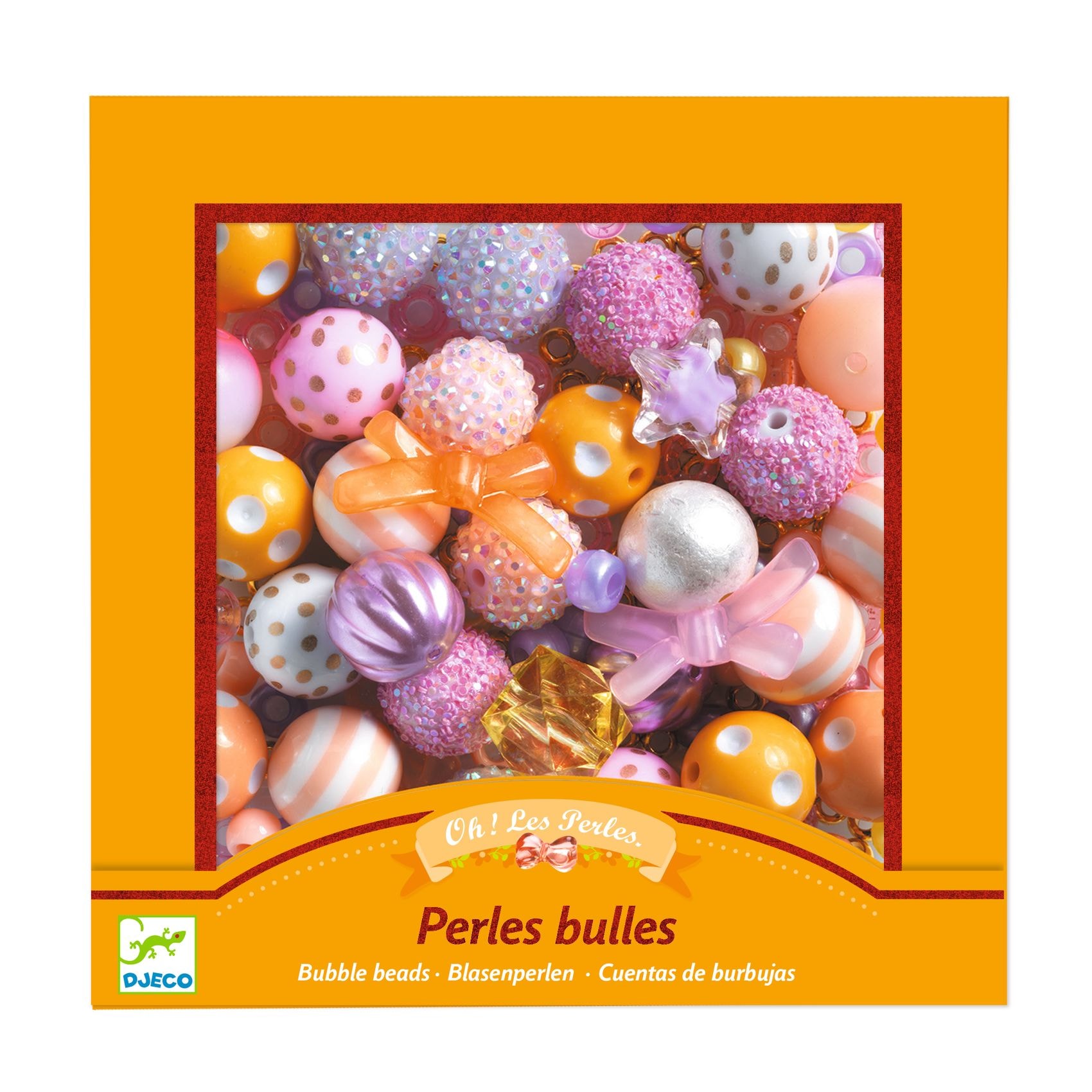 Bubble Bead Set Gold 