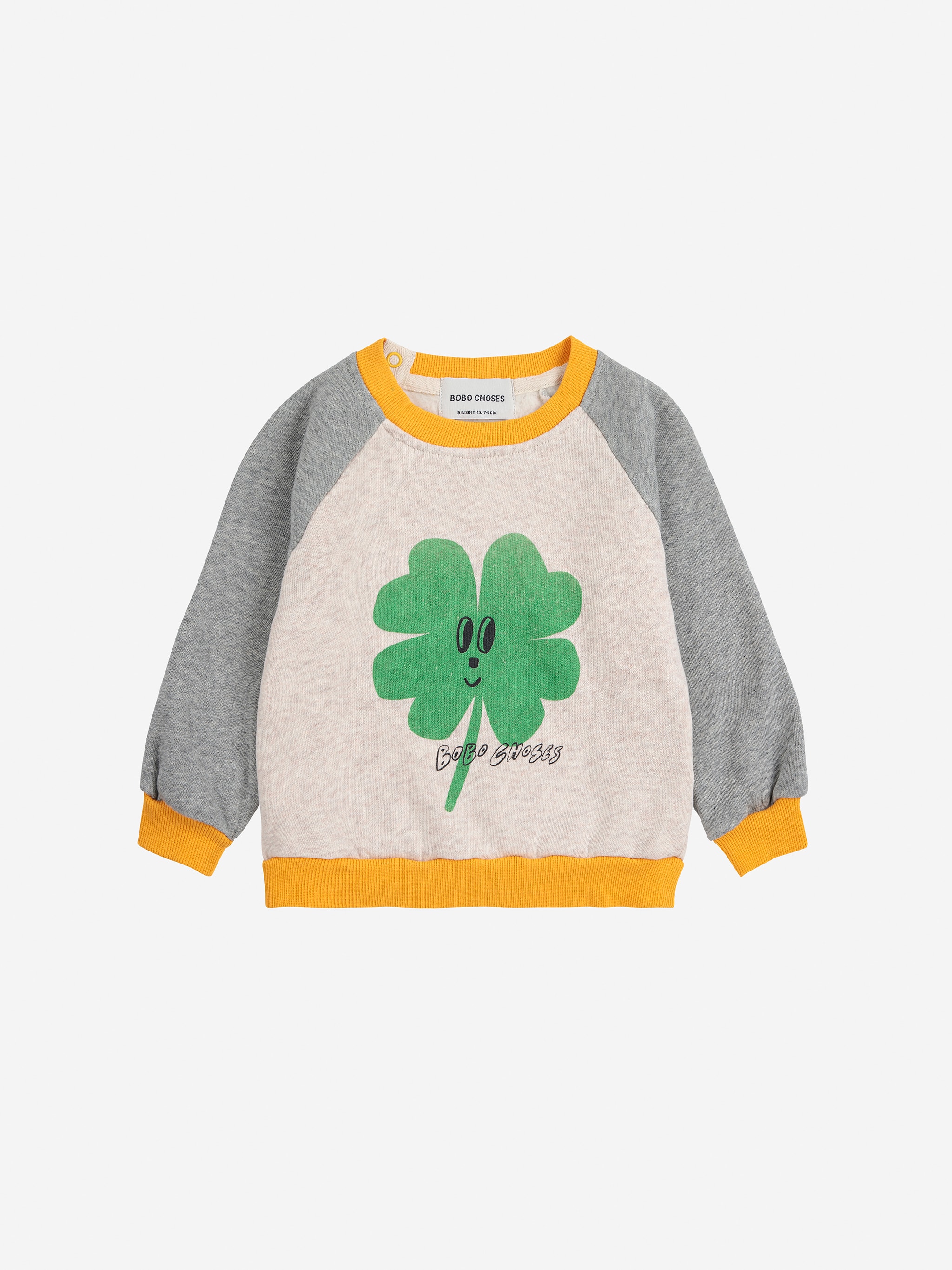 Lucky Clover Sweatshirt Light Heather Grey