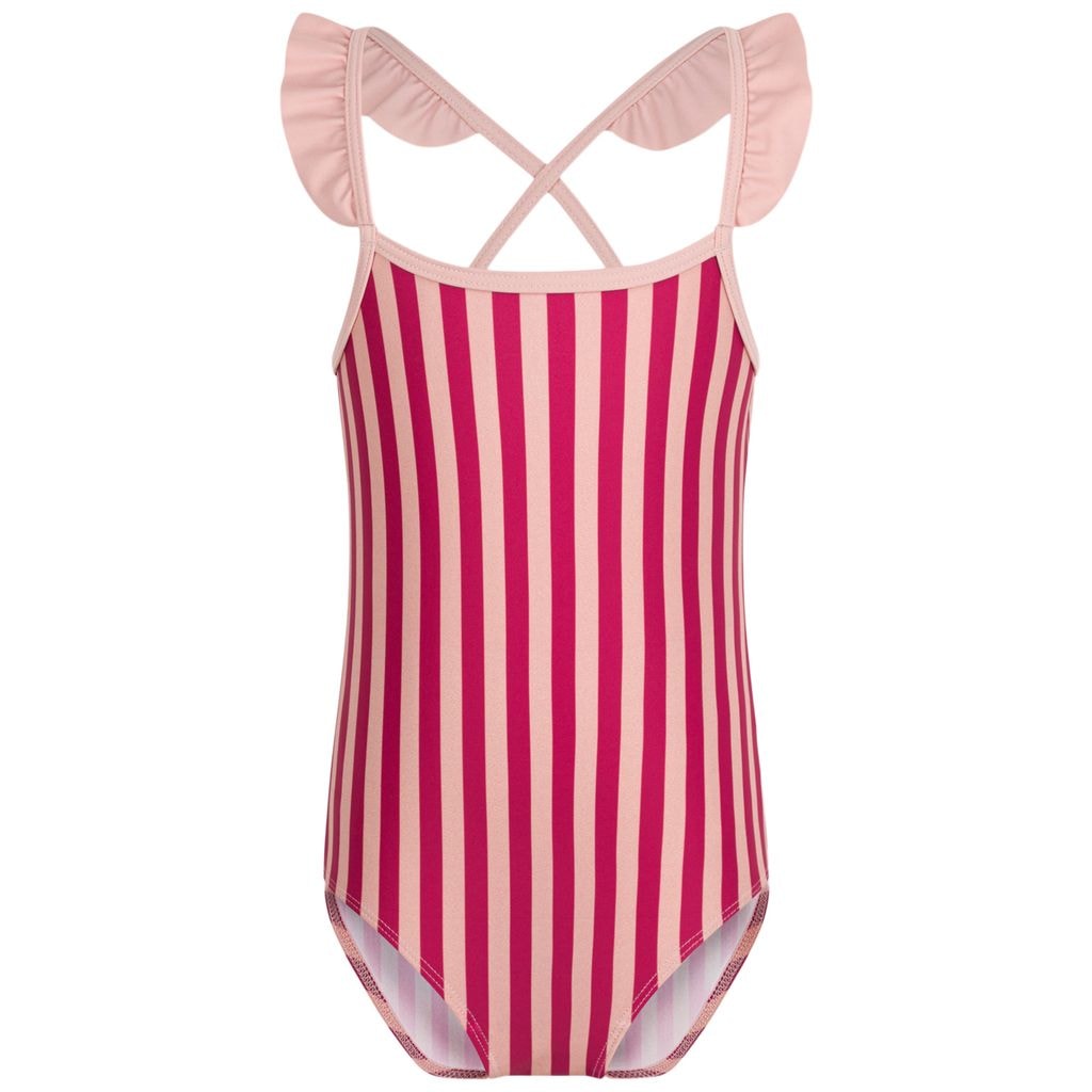 Stripete Badedrakt Rosa