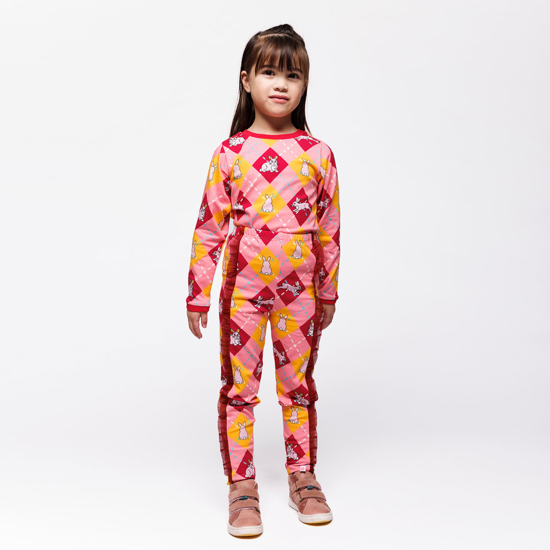 Vilberie Leggings Med Kaniner Rosa Galah