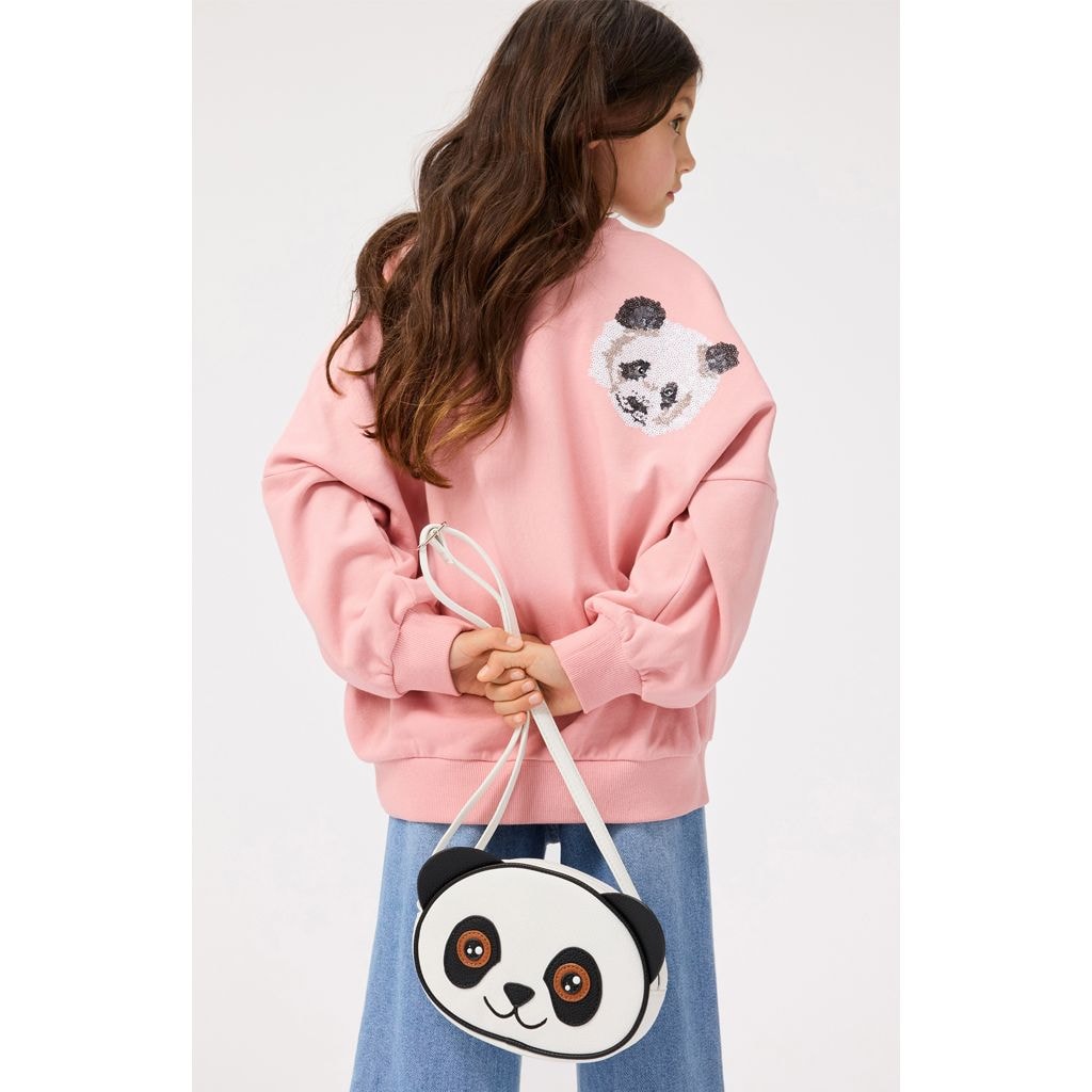 Panda Bear Handbag Crisp White