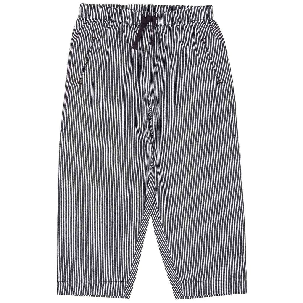 GOTS Randiga Byxor Navy Stripe