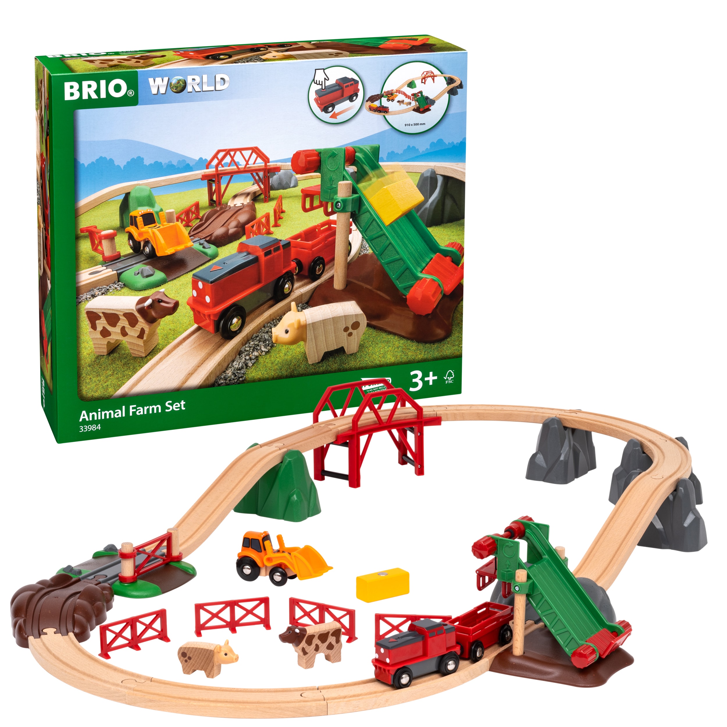 BRIO® World - 33984 Animal Farm Set