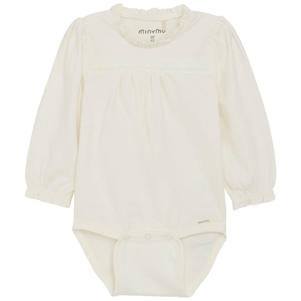 Eggnog Baby body Gräddvit